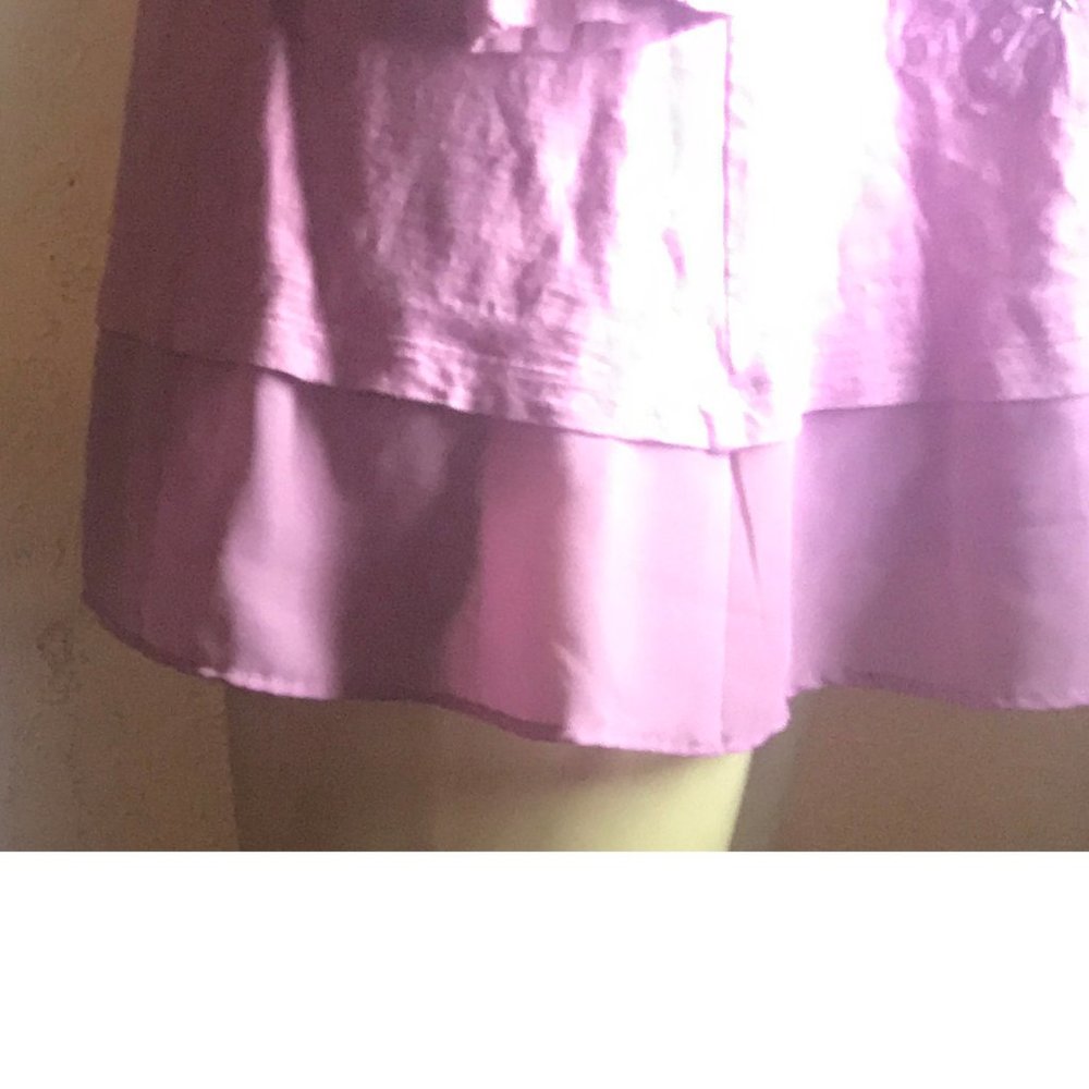 LOGO Lori Goldstein NWOT Lavender Knit Long Tunic - Picture 5 of 6